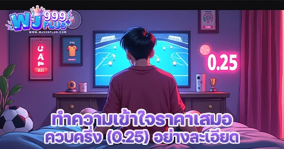 ราคาเสมอควบครึ่ง หรือ 0.25 (ปป.) เป็นหนึ่งในราคายอดนิยมของแฮนดิแคป บทความนี้อธิบายความหมาย วิธีคิดเงิน และเทคนิคการแทงทั้งฝั่งต่อและรองให้คุ้มค่าที่สุด